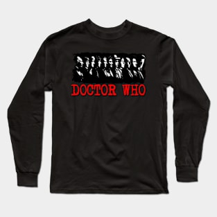 Doctor Who-Silhouette Long Sleeve T-Shirt